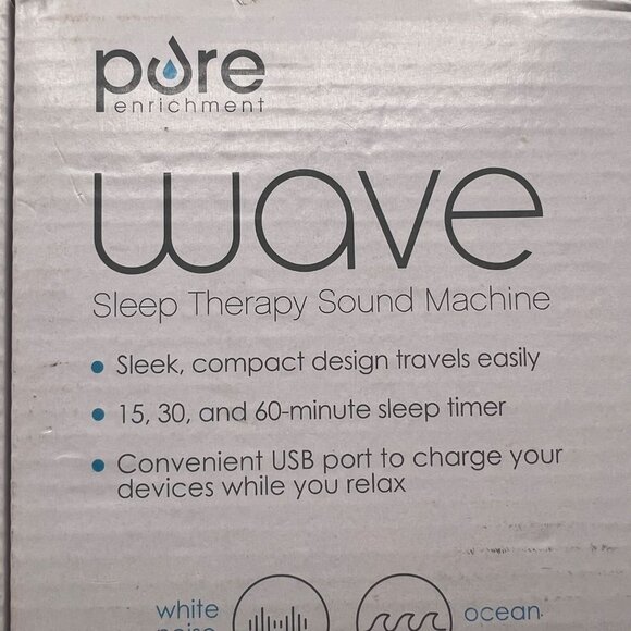 Pure Enrichment Wave Sleep Therapy Sound Maxhine White - Picture 5 of 11